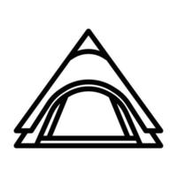 Tents icon. Camping tent and tarp. Vector illustration.