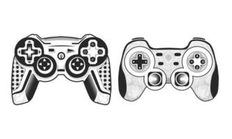 Video game controller vector design