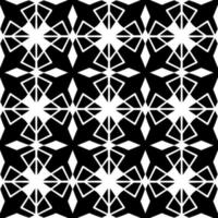 Black and white seamless background. Geometrical Pattern design. Simple and minimal pattern ideal for Wallpaper, Backdrop, shirt printing, fashion, stencil, handmade craft. Vector Illustration.