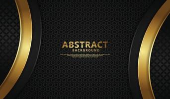 Luxury overlap layers abstract background with lines effect vector