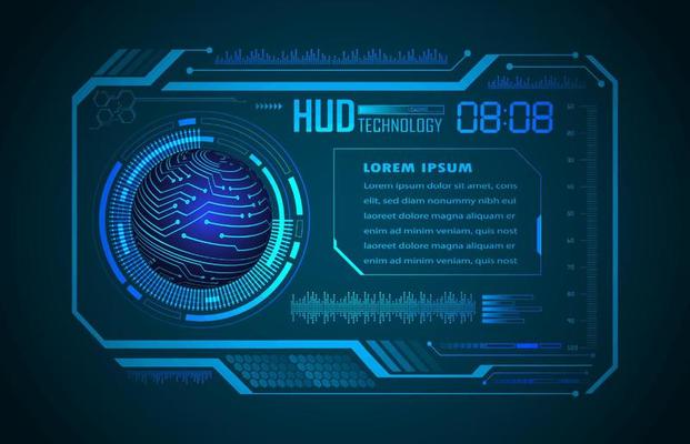 Modern Technology HUD Panel