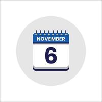 Calendar date icon. day of the month icon. Event schedule date. Appointment time. Planner agenda, calendar month november schedule and Time planner. Day reminder. Vector ICON