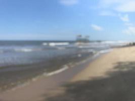 This is a beachfront photo that is out of focus or also blurry which is suitable as a background