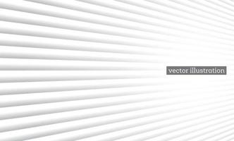 White Geometric Background with Lines. vector