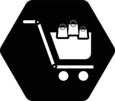 Basket, carry, cart icon vector