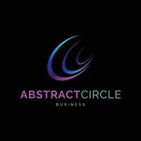 Abstract Circle Icon Logo Design Template vector