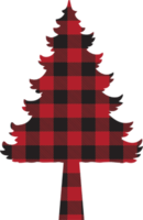 buffalo plaid árbol de navidad adornos clipart png