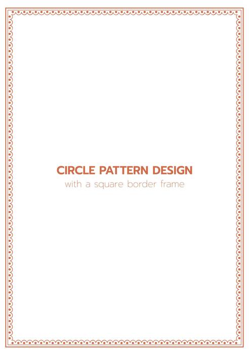 Circle Border Pattern Vector Art, Icons, and Graphics for Free Download