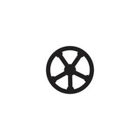 Steering icon logo, vector design