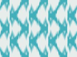 Ikat pattern emboidery style vector