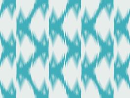 Ikat pattern emboidery style vector