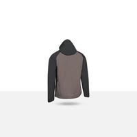 Winter jackets, hoodies, hiking jackets, and snowy winter clothing.worm winter hoodie jacket isolated on background with clipping path photo