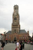 brujas en bélgica en julio de 2009. una vista de la ciudad de brujas en bélgica foto