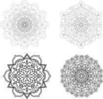 kids and adults refreshment coloring mandala page vector