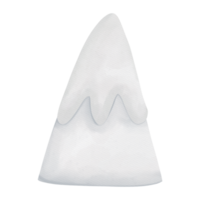 Watercolor cute snow mountain png