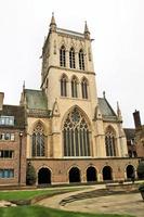 Cambridge in the UK in December 2021.. A view of Cambridge University photo