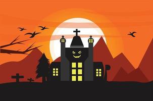 Halloween background and elements vector