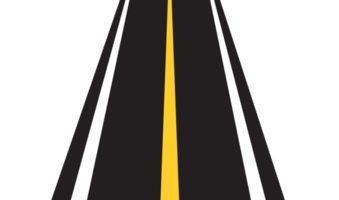 dritto strada. viaggio concetto illustrazione png