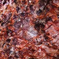 background from pink granite mineral photo