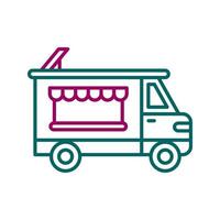 Bakery Truck Vector Icon