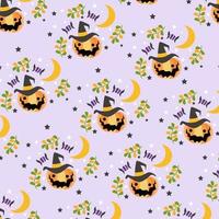 Seamless pattern with halloween perfect for wrapping paper vector