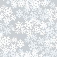 Snow seamless pattern. Christmas texture. Winter holiday flowing snowflakes background. vector