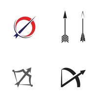 Archery vector illustration icon Template