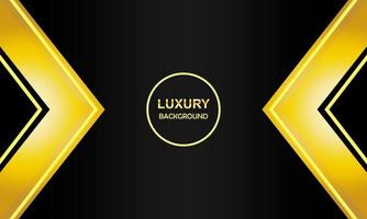Luxury background, golden triangle with futuristic yellow glowing effect, abstract geometric design vector