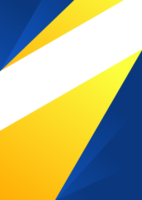 semplice aviatore modello sfondo con blu e giallo o arancia colore combinazione. a disposizione per testo spazio. adatto per scuola, città universitaria, azienda, e industria promozioni. png