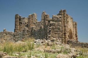 Basilica of Aspendos Ancient City in Antalya, Turkiye photo