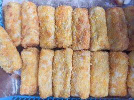 risoles. typical fried food in Indonesia. widely found in street food vendors photo