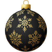 golden christmas ball luxury hanging bauble png