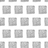 Seamless hand drawn pattern. Abstract strips texture for fabric, textile, apparel. Vector illustration background