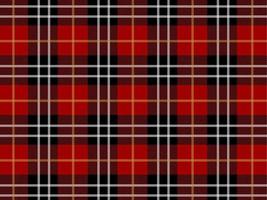 red and black tartan plaid seamless pattern photo