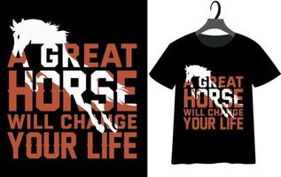 Best horses t-shirt design vector