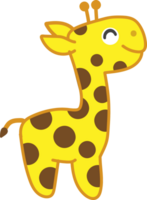 carino giraffa ritagliare png