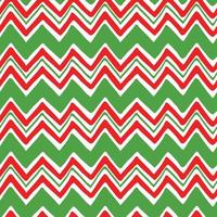 1Classic retro geometric Christmas pattern in traditional green, red color, shevron ornament. Traditional bright New Year decorative background for wallpaper, fabric, textile, package, gift. Vector