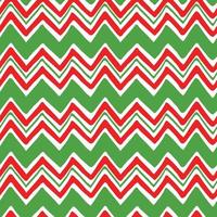 1Classic retro geometric Christmas pattern in traditional green, red color, shevron ornament. Traditional bright New Year decorative background for wallpaper, fabric, textile, package, gift. Vector