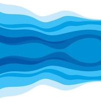 Abstract Water wave design background vector