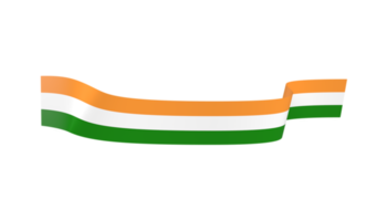 cinta de la bandera de la bandera india png