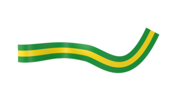 brazil flag banner ribbon png