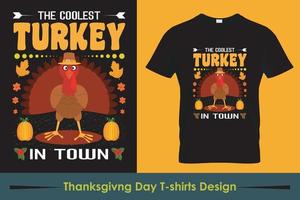 Thanksgiving T-shirt Design. happy thanksgiving Pro Vector