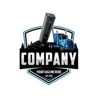 trucking logo - truck trailer logo vector