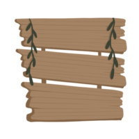 Holzbrett für Schilder und Richtungstafel png