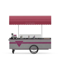 Isometric Street food 3d Render png