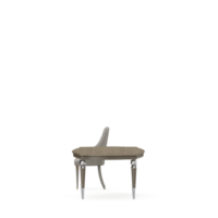 conjunto de mesa isométrica render 3d frontal png