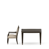 conjunto de mesa isométrica render 3d frontal png