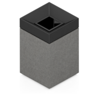 Isometric Trash Cans 3D Render png
