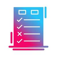 Today to Done CheckList Vector Icon