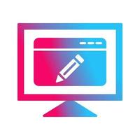 Edit Webpage Vector Icon